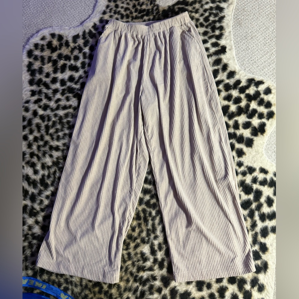 Striped Cream Pants
